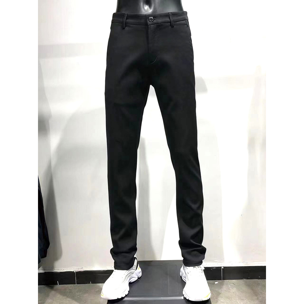 Marca roupas masculinas Jck Jns outono inverno versão líquida masculina preto juventude calças masculinas de negócios fi