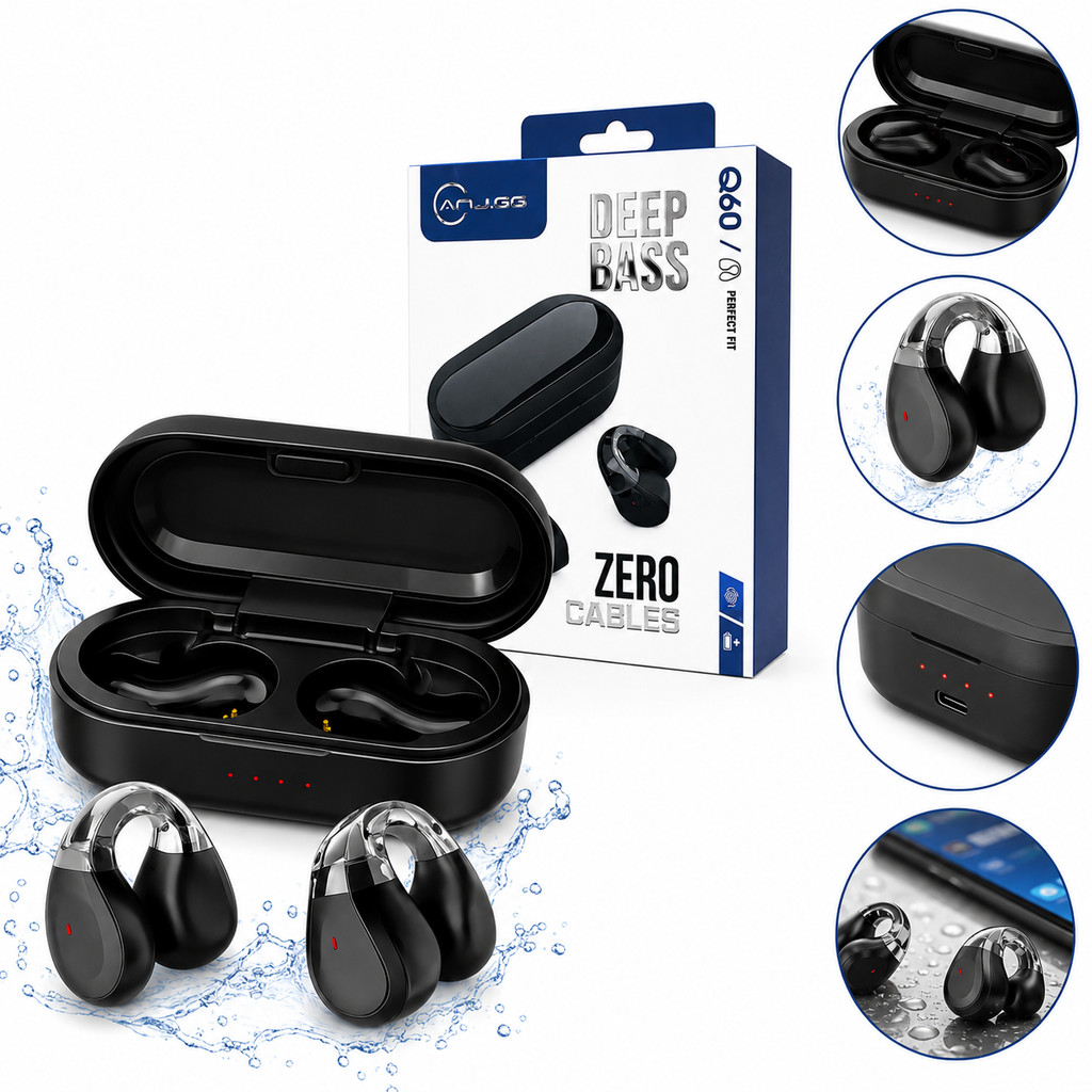 Fone Bluetooth Sem Fio Premium Brinco TWS Wireless Estojo Carregador