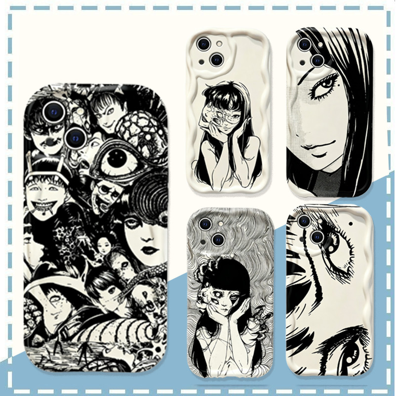 Capa Para Samsung Galaxy A15 A14 A55 A05 A05S A03S A02S A32 A12 A23 Macio Junji Ito Horror Quadrinhos Tomie De Silicone