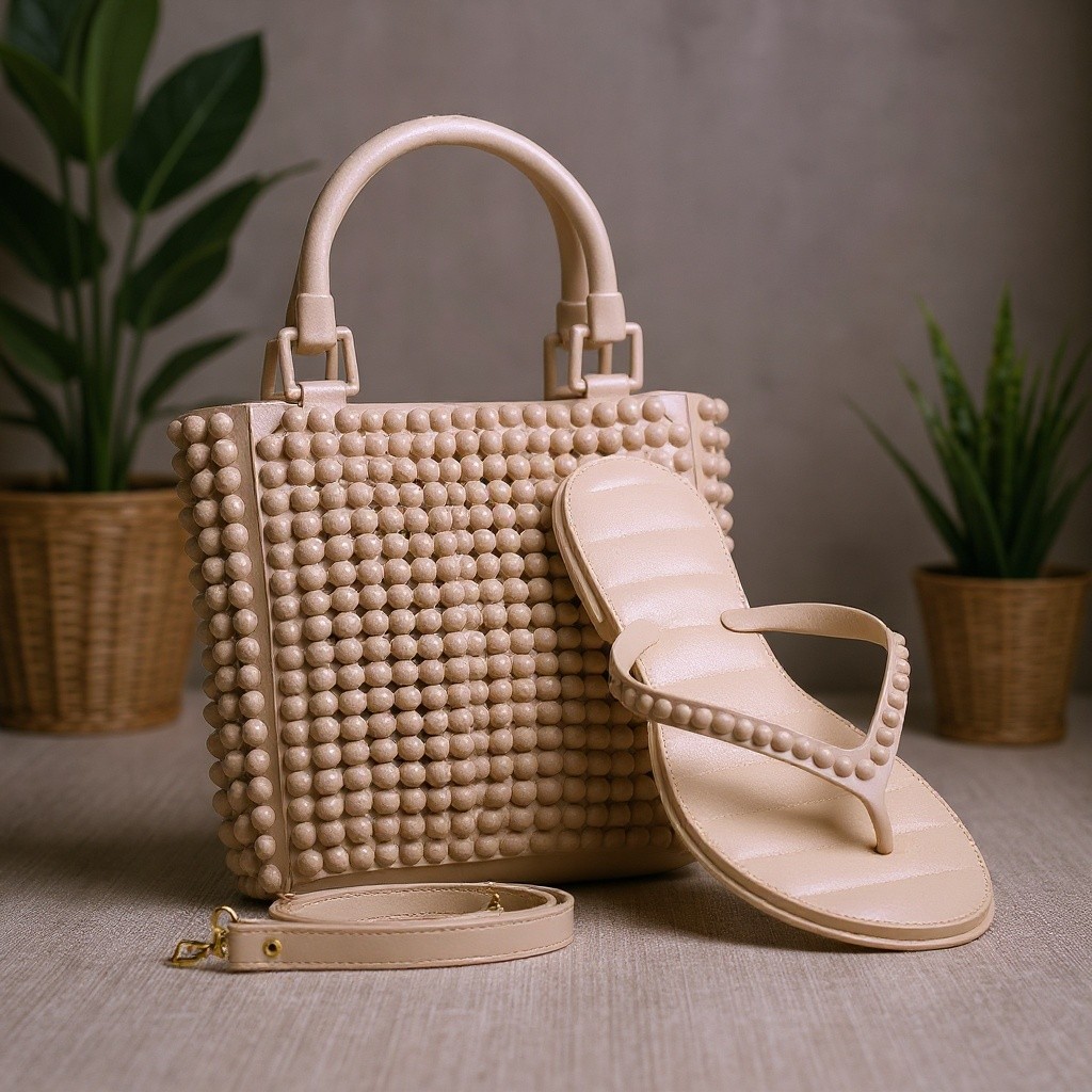 Kit Bolsa Chinelo Feminino Praia Combinando Verão 33 ao 39 — Achadinhos Lili