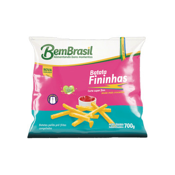 Batata Pré-Frita Palito Fininha Congelada Bem Brasil