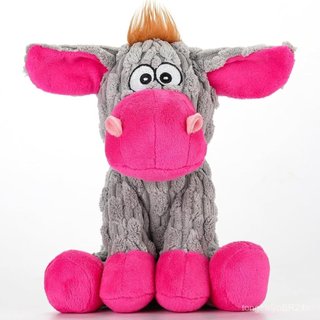 Brinquedos de Pelúcia Loncoldy para Mastigar para Cães Grandes, Brinquedos Interativos Resistentes e Barulhentos para Cã