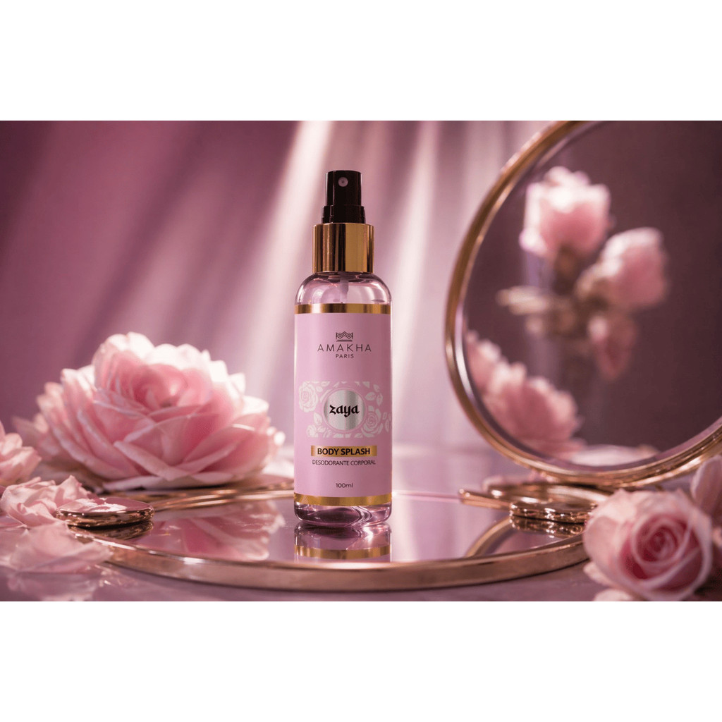 Kit de Perfume Zaya 15ml com Body Splash 100ml Amakha Paris - Inspiração Árabe - Longa Fixação · foto 2