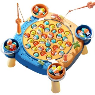     Brinquedo de pesca magnética, adequado para crianças de 3 a 6 anos, jogo de pesca magnética infantil, presente para 
