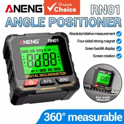 Várias Unidades ANENG RN01 Transferidor Magnético Digital Medidor de Ângulo 360 Graus