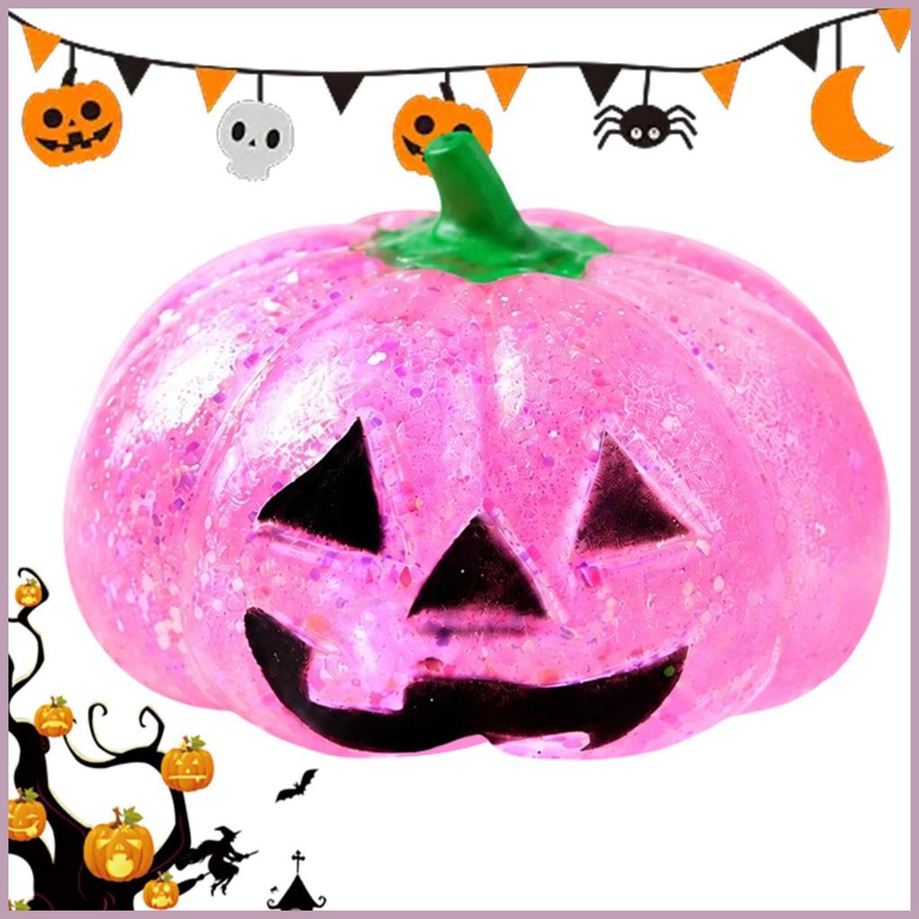 Abóbora Brinquedo Sensorial Macio Lento Subindo Glitter Halloween Brinquedos Para Crianças Adultos Festa Casa hyss2br