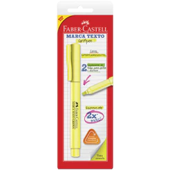 Pincel marca texto Grifpen Amarelo SM/MTAMZF\357308 com 1 unidade Faber-Castell