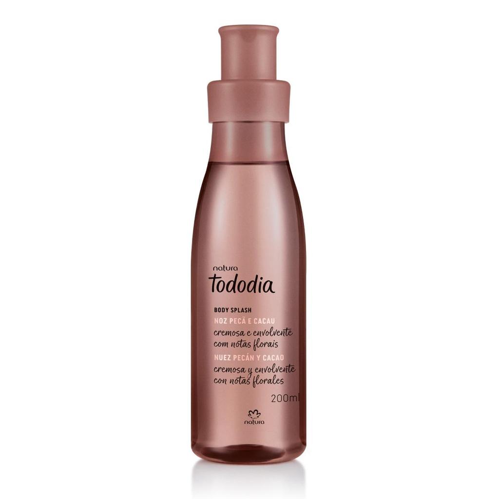 Body Splash Natura Tododia Noz Pecã e Cacau Feminino 200ml