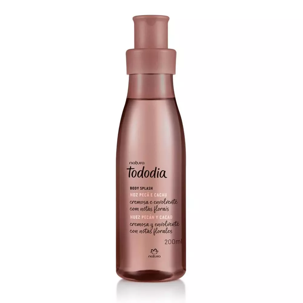 Body Splash Natura Tododia Noz Pecã e Cacau Feminino 200ml