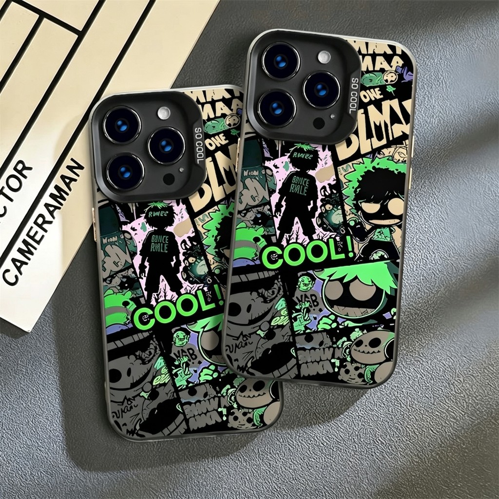 Capa De Telefone Graffiti Escuro Para Samsung A15 A54 A16 A06 A34 A23 A05 A55 A35 S24 S25 Plus Ultra Silicone Anti-impac