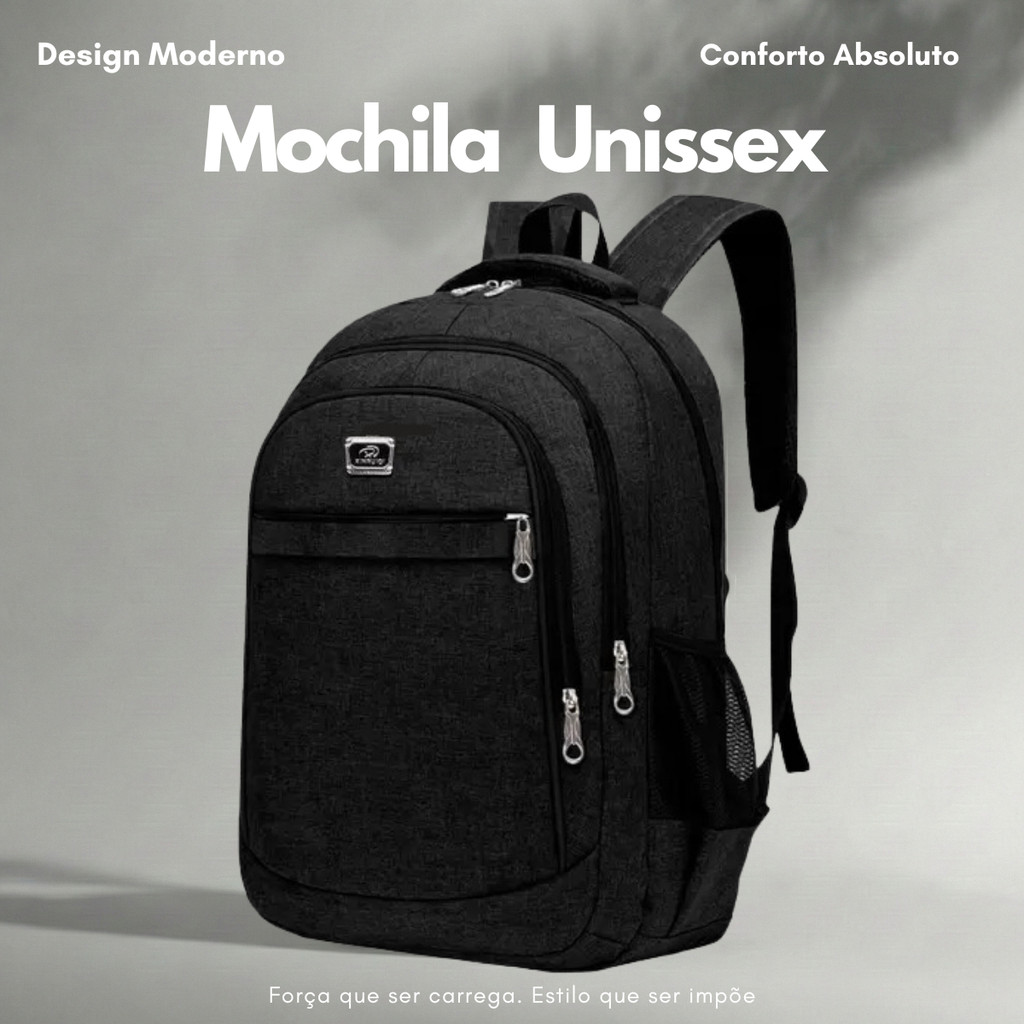 Mochila Bolsa Viagem Resistente Coreana Masculina Feminina Colorida Aleatória