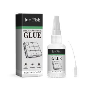 Cola Multiuso Jue-Fish para Uso Doméstico, Adesivo Líquido Multiuso à Base de Óleo, Impermeável e Sem Costura (2 peças)