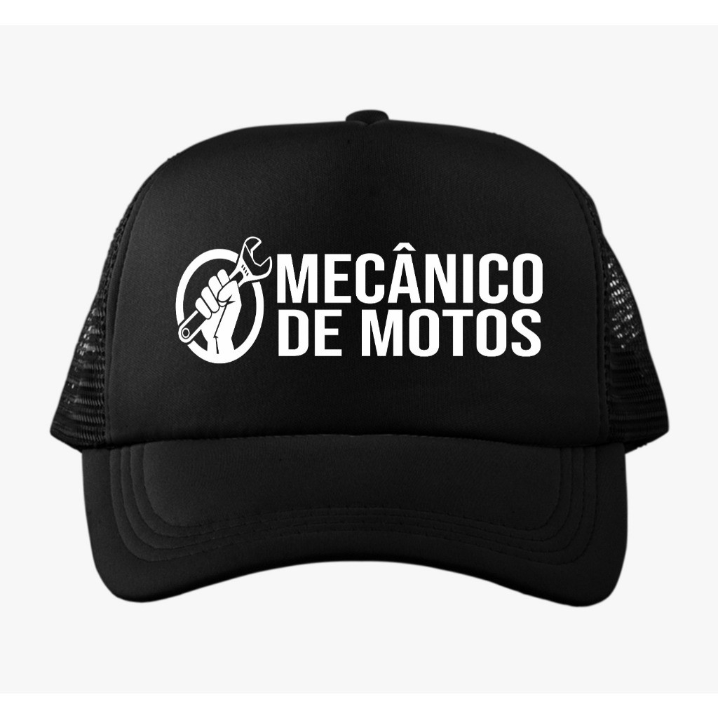 Boné Mecânico De Motos Uniforme Trabalho Oficina Mecânica Marca Propria