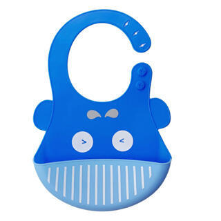 Babador Silicone Azul BA14