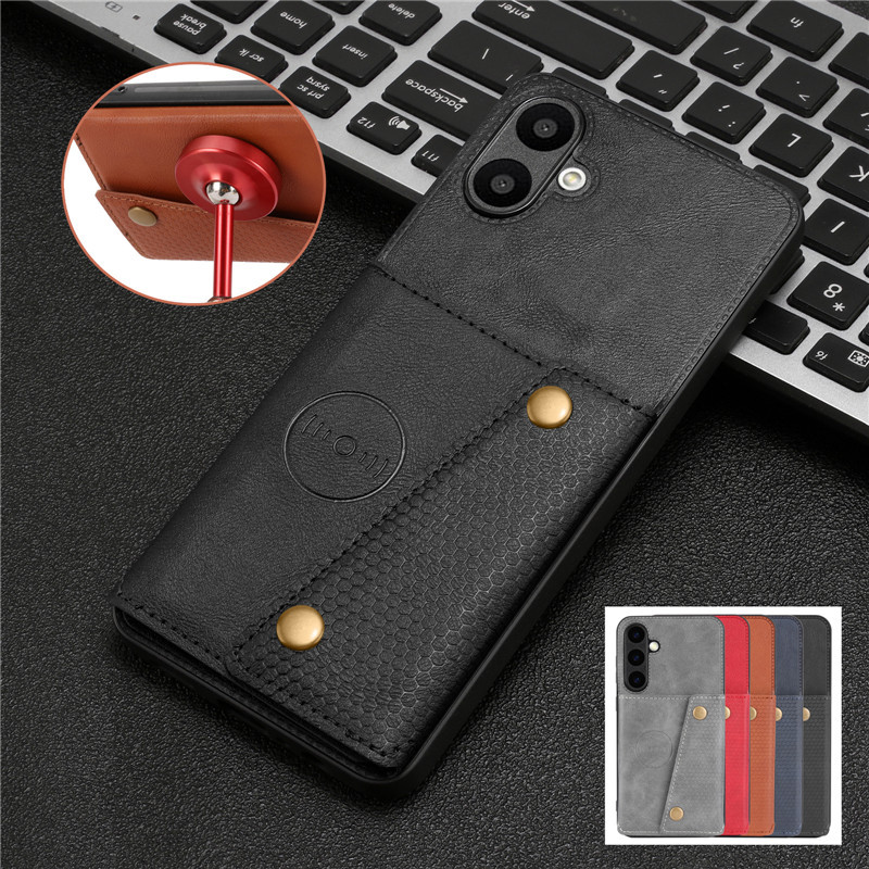 Capa Para Samsung A05s A06 A07 A12 A13 A15 A16 A17 A25 A26 A27 A33 A34 A35 A36 A37 A52 A54 A55 A56 A57 A72 Flip Stand Ti