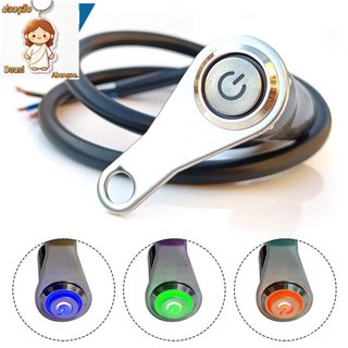 12V LED Interruptor Da Motocicleta Liga-Desliga Guiador Farol Montagem Ajustável Interruptores De Energia À Prova Dwa