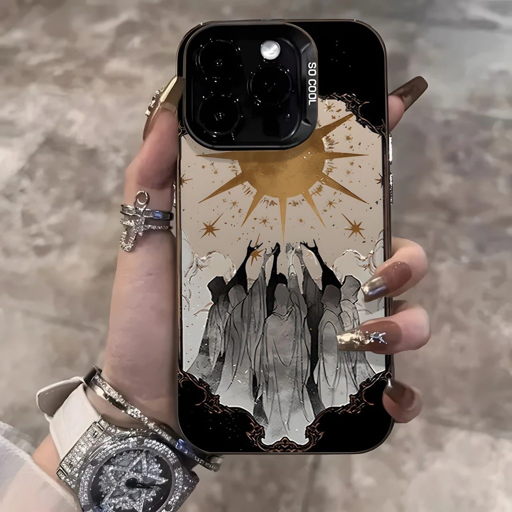 Tarô O Sol Caso De Telefone Para Samsung A15 A54 A16 A06 A34 A23 A05 A55 A35 S24 S25 Plus Ultra silicone Anti-impacto