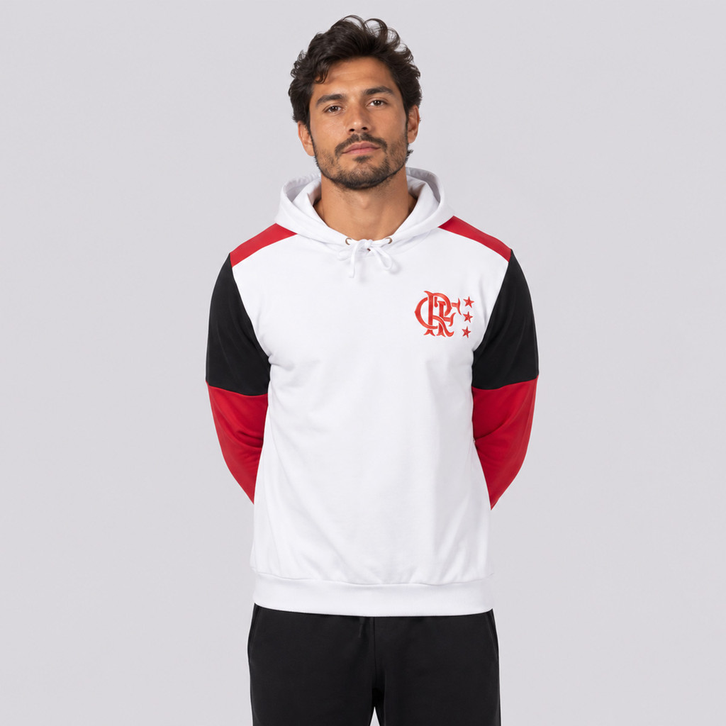 Moletom Flamengo Retrô 1981 Branco