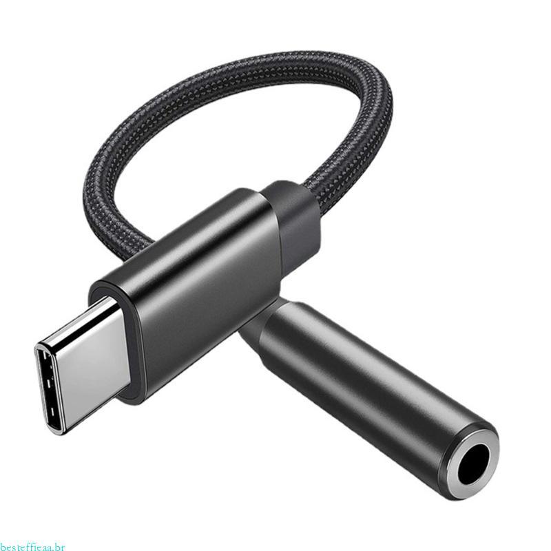 besteffie USB C Áudios Dongle Tipo Para 3 5mm Adaptador Entradas Fone Ouvido Áudio Pho