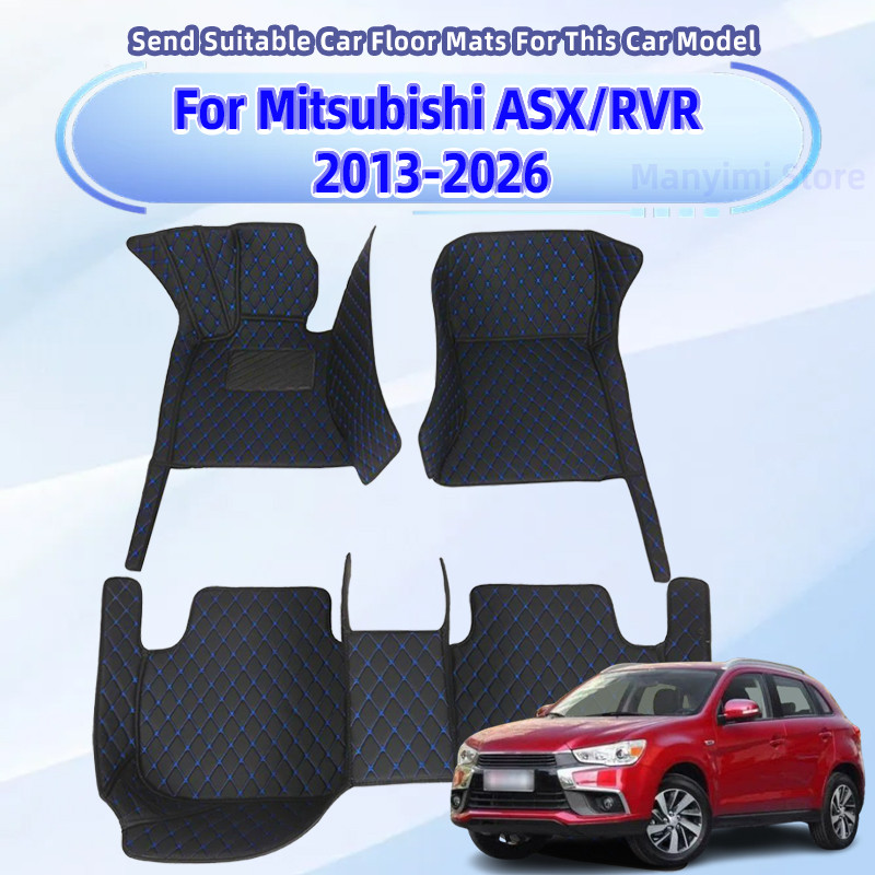 Tapetes De Carro Para Mitsubishi ASX/RVR 2013-2026 Almofadas De Pé Tapete Acessórios Interiores Automóveis 2025 2024 202