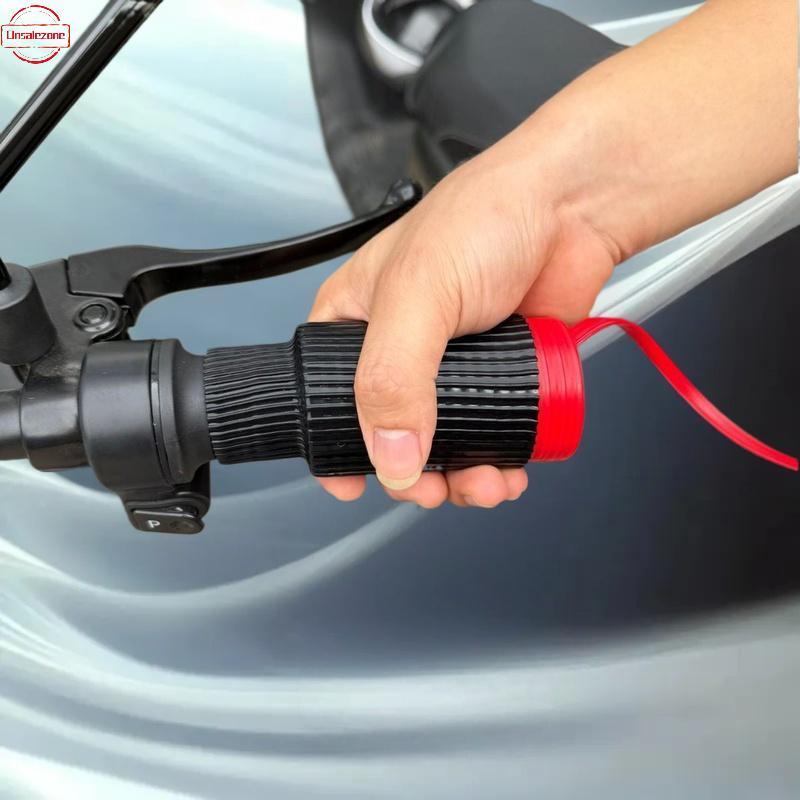 OZTH 1 Par Universal Auto Encolhendo Antiderrapante Motocicletas Aperto Cobre Manga Protetor Capa Motocicleta Silicone G