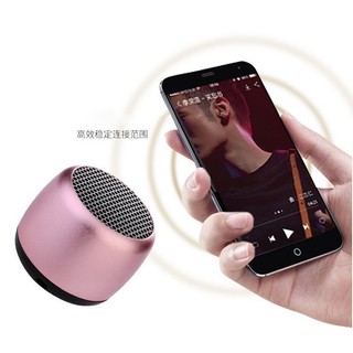 Mini alto-falante pequeno sem fio Bluetooth baixo pequeno canhão de aço alto-falante portátil ao ar livre