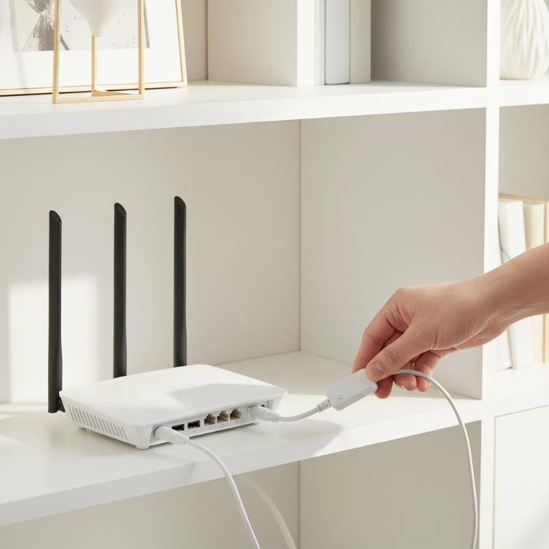 Linha De Reinicialização Automática Do Roteador 24H DC 5V-15V 5.5x2.1mm Para Rede De Videoconferência De Esc