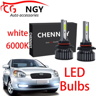 Para Hyundai Acento 2006 2007 2008 2009 2010-6000K Combo LED Kit De Luz De Nevoeiro Lâmpadas BH (1 Par)