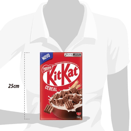 Cereal Matinal Chocolate Kitkat Caixa — imagem 2 de 2