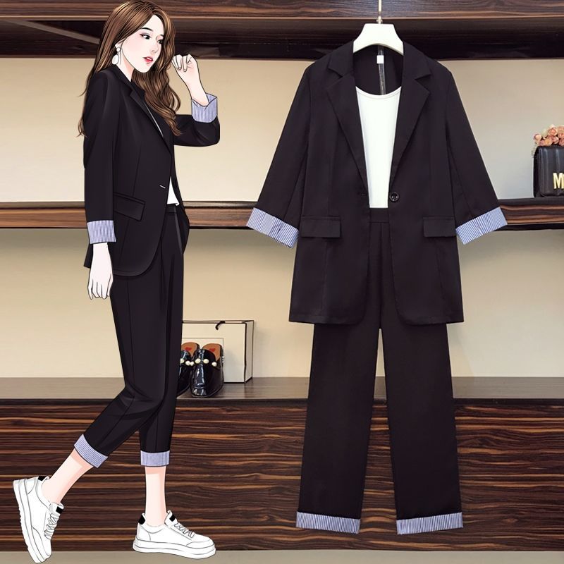 Novo estilo irmã gorda terno feminino Plus Size roupas femininas na moda temperamento terno jaqueta feminina na moda pri