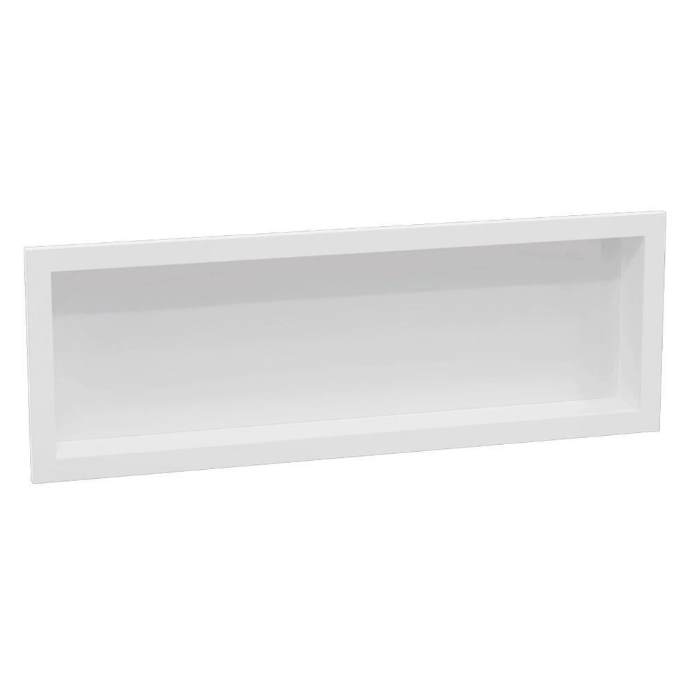 Nicho De Embutir Para Banheiro De Sobrepor Branco 30x90 Arquitech