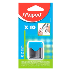 Grafite para compasso com 10 unidades 134210 Maped