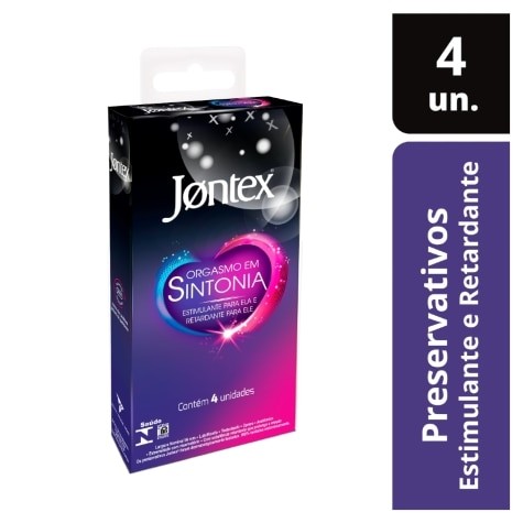 Preservativo Jontex Orgasmo em Sintonia 4 Unidades — imagem 2 de 2
