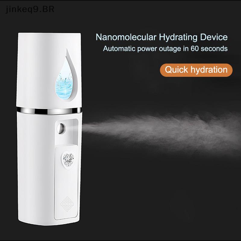 Jin 20ml Rosto Vapor Umidificador De Ar Mini Nano Facial er Nebulizadorportátil Hidratante Anti-Envelhecimento Rugas Mul