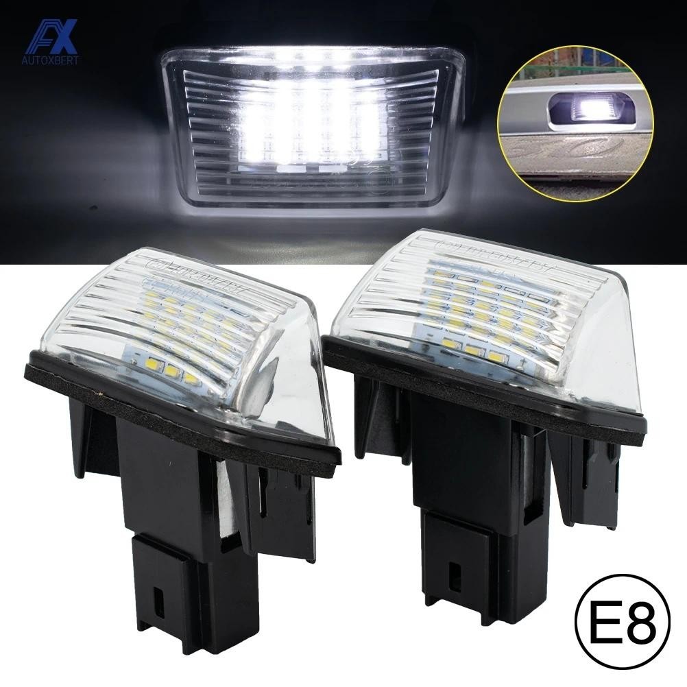 Para Citroen C3 C4 Picasso C5 BERLINGO SAXO XSARA Traseira LED Luz Da Placa De Licença Lâmpada Número , 2 Anos De Garant