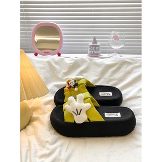 Bonito Mickey Flip-Flops feminino verão exterior usar não cansado pés 2026 novo estilo Super quente sandálias de sola gr