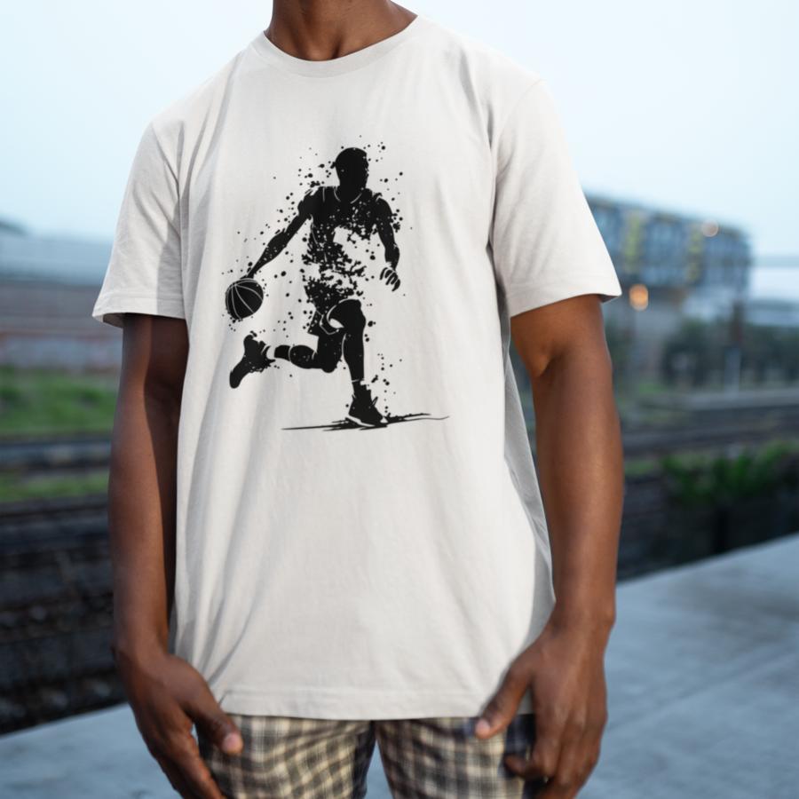 Camiseta Basquete Estampada Masculina | Jogador Basketball Streetwear