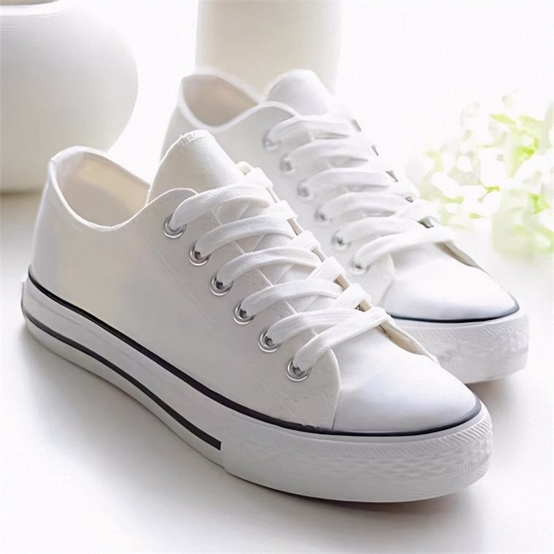 Novos sapatos brancos verão ins2026 tênis All-Match Harajuku verão ulzzang versão coreana sapatos de lona estudante femi
