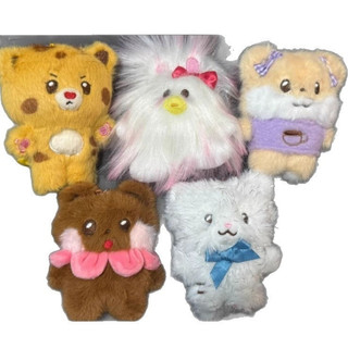 Chaveiro de Pelúcia de Aniversário de 10cm, Pendente para Bolsa, Presente