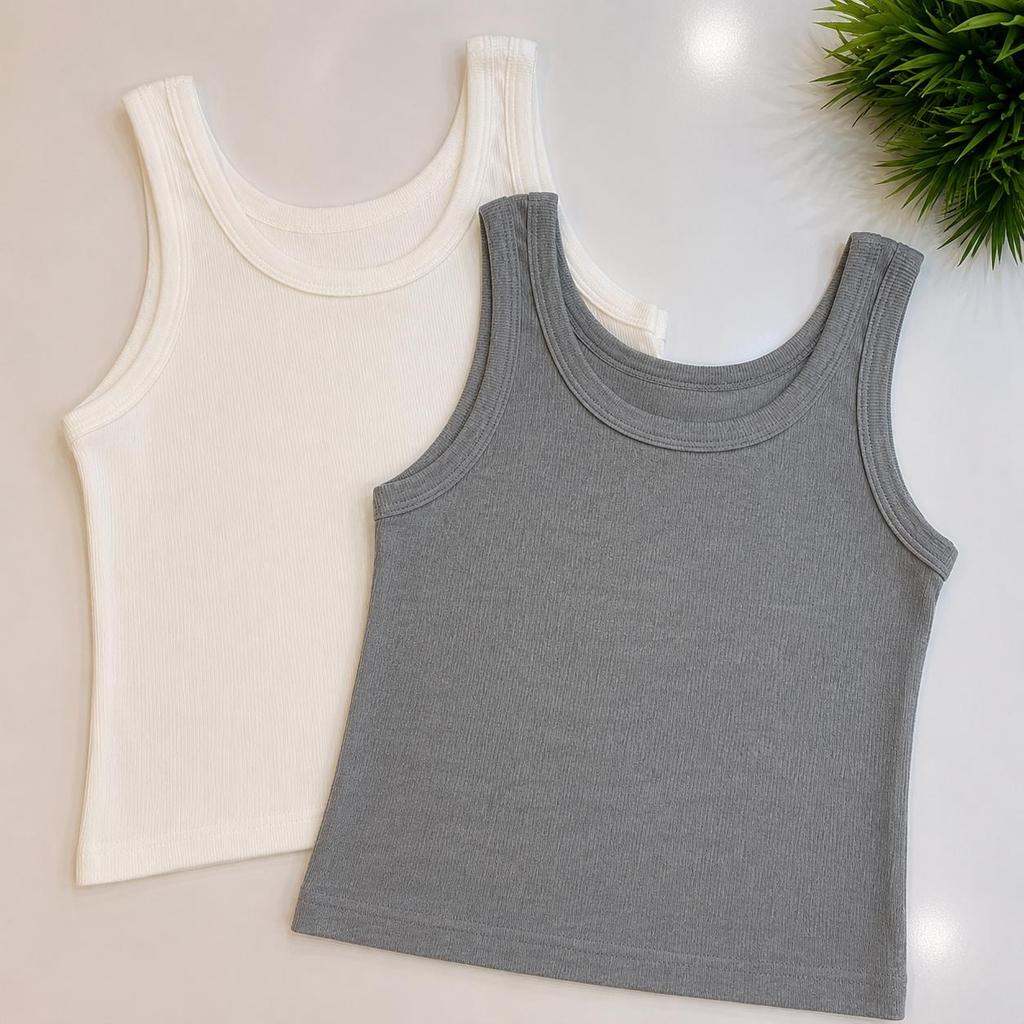 Kit 2 Regata Feminina Canelada Básica – Confortável, Versátil e Estilosa
