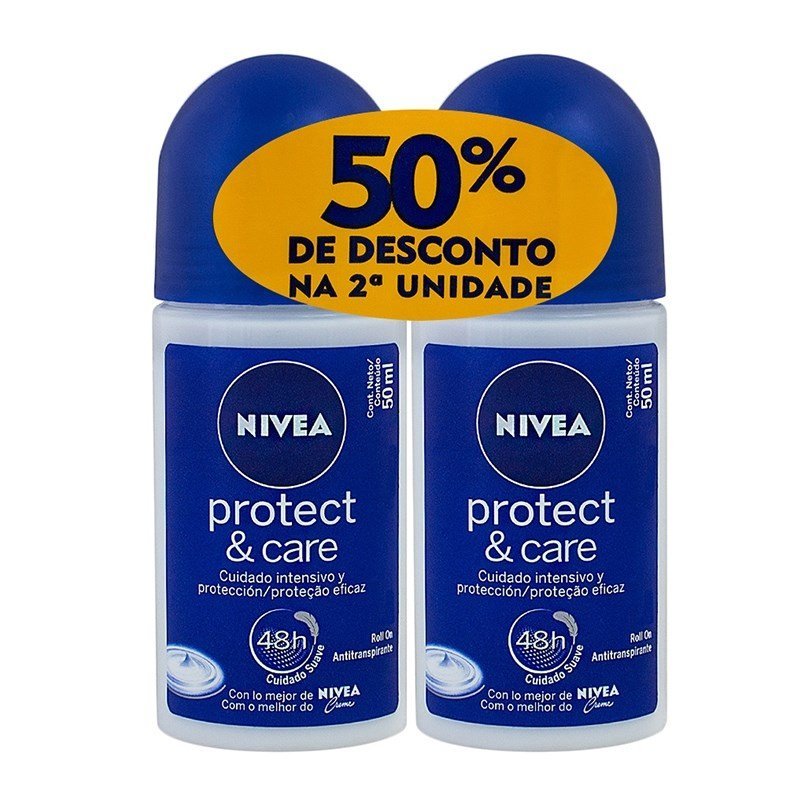 Desodorante Roll On Nivea Sensitive Ganhe 50% Off Na 2a Unidade