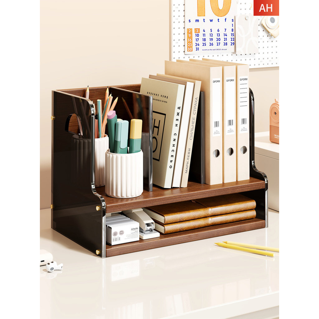 Rack de arquivo de posição de trabalho titular de arquivo informações livro arquivo saco de armazenamento rack caneta ti