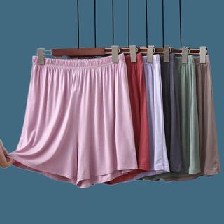 Cintura alta Modal tamanho grande Shorts feminino verão gordura mm solto All-Match calças casuais finas calças de perna 