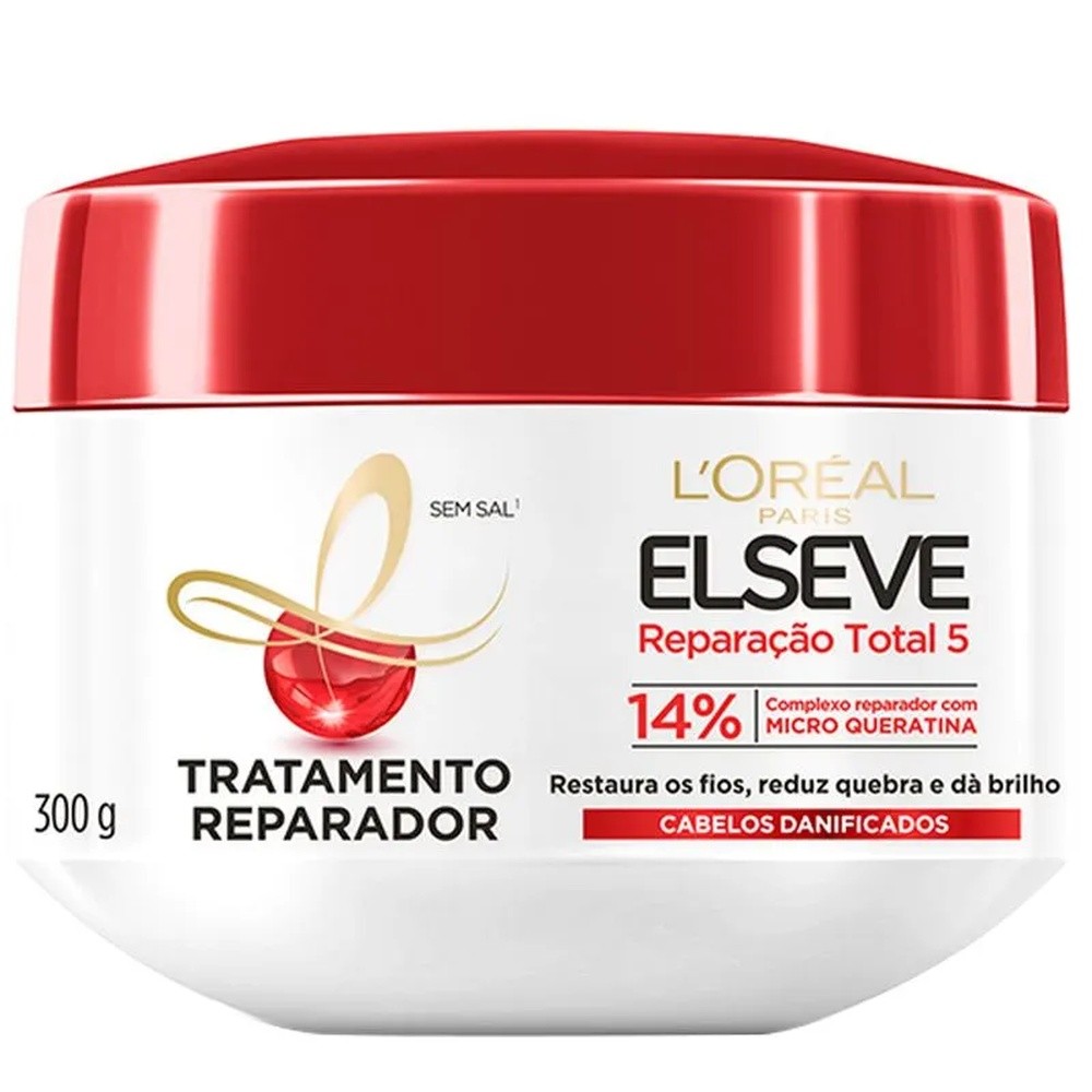 L'Oréal Paris Elseve Reparação Total 5 Tratamento Reparador 300g