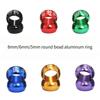 Anel De Pombo De 8 Mm 6 5 , Pomba Manchada , Cacatua , Pé De Pássaro Amor Contas Redondas Alumínio Liso Lanterna