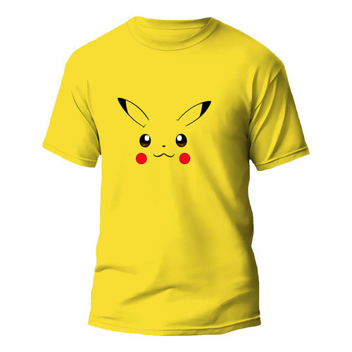 Camiseta Infantil Pokémon Pikachu Presente Dia das Crianças Masculino Menino 100% Algodão Malha 30.1 Premium Qualidade