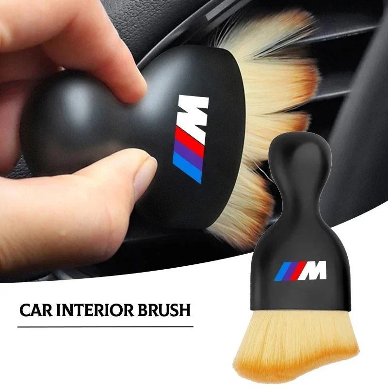 Acessórios Do Carro Limpeza interior Escova Macia Ferramenta Removedor De Poeira Para BMW X1 X2 X3 X4 X5 1 2 3 4 5 6 Sér