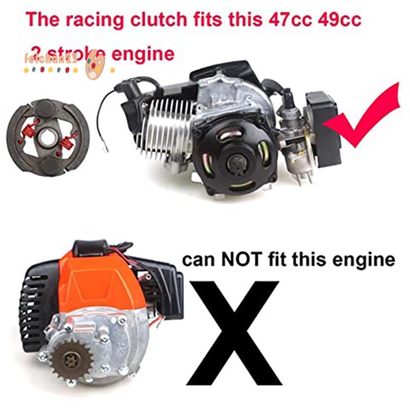 [Rápido F] Motor De Motocicleta Com Embreagem De Alto Desempenho 44-6 , Bolso De Dois Tempos , Dirt Pit Bike , ATV , Qua