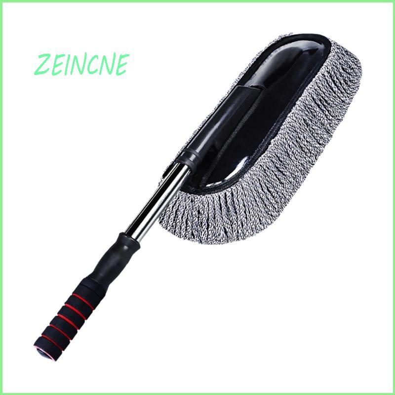 ZEIN Espanador Microfibra Comprimento Ajustável, Escova Limpeza Carro, Cerdas Macias, Esfregão Para Lavag