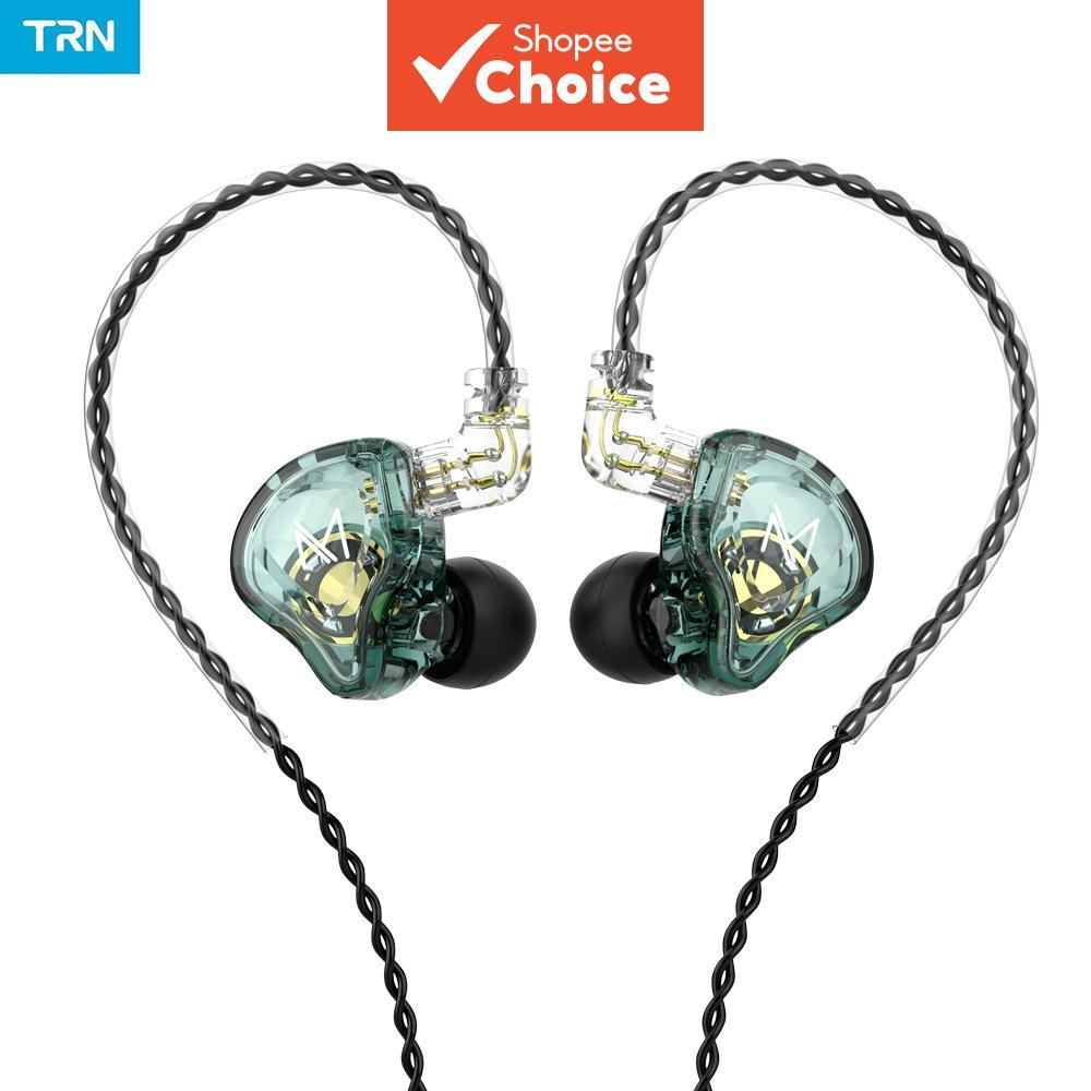TRN MT1 HIFI Fone de Ouvido Intra-Auricular DJ, Fones de Ouvido, Earbuds Dinâmicos Esportivos, Cancelamento de Ruído,